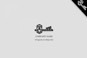 Строительный логотип,был создан для портфолио