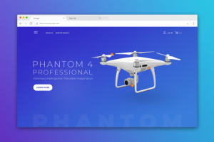 Лендинг для продажи Phantom Pro