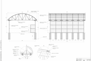 Навес площадки ТО