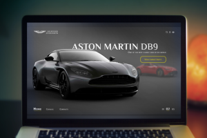 Автомобильного салон Aston Martin