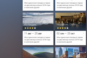 дизайн приложения TripGraph
