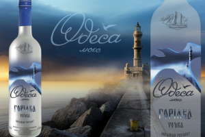 этикетка для водки ОДЕССА люкс
