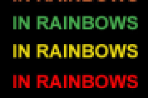 Баннер для концерта группы Radiohead