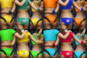 Перекраска цветного фото