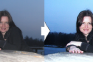 Осветление и ретушь