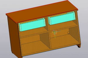 Тумбочка (вид сзади)