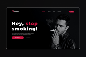 Smokeless | Website Concept