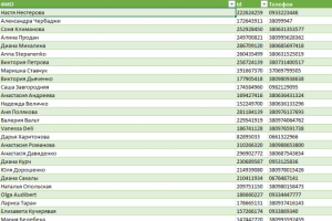 Парсинг телефонов ВК по городу Одесса (15 000)