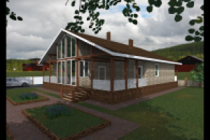 Проектирование котеджа. Рахья, Санкт-Петербург.