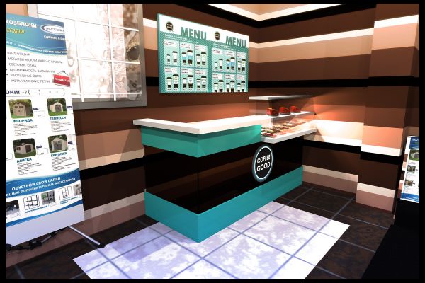 Проектирование кофейной стойки в ТЦ. г. Москва