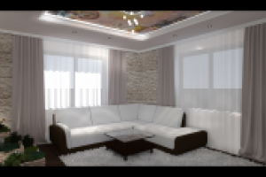 Разработка дизайна гостиной. г.Владивосток