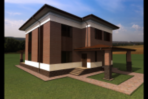 Разработка дизайна экстерьера частного дома. Республика Тыва, Кы