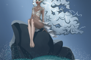 Иллюстрация с персонажем