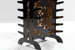 Подробная 3d модель мангала