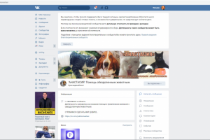 Ведение благотворительного сообщества в ВК