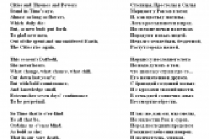 Перевод стихотворения Р. Киплинга