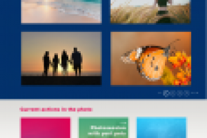 Дизайн сайта-лендинга фотографа