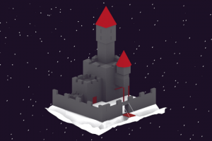 Замок в изометрии