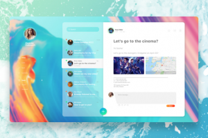 Email-chat Web-page Concept