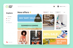 Urban Style Web-page Concept