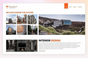 Концепт дизайн сайта для дизайн-аегнтства