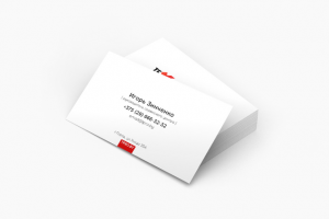 Визитка для строительной фирмы