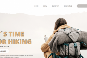 Landing Page Hiking
