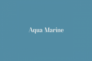 Aqua Marine