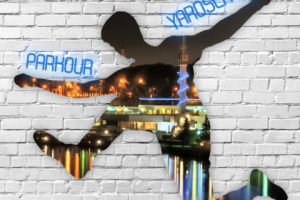 Банер для секции паркура