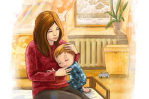 Иллюстрация к сказке "Зимний сон"