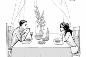 Встречать мужа ужином