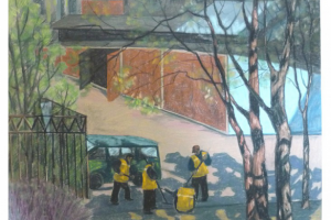 Кладут асфальт