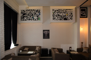 Роспись кальянной Хобот