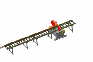Рольганг для ленточной пилы