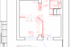 План возводимых перегородок