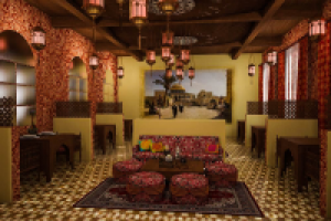 Кафе в восточном стиле.