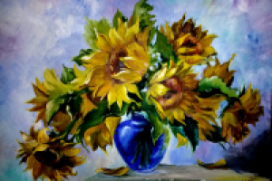 Подсолнухи.