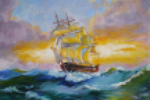 Масло. Пейзаж.