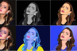 Векторный портрет