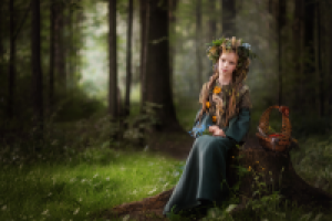 На лесной полянке