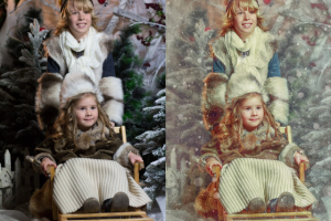 Стилизация под старую открытку