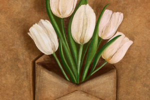 Тюльпаны крафт