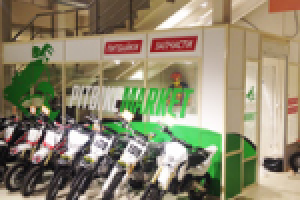 Оформление точки продаж питбайков