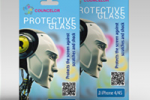 Серия упаковок защитных пленок