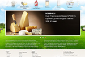 Сайт продавца продуктов питания Alda Universal