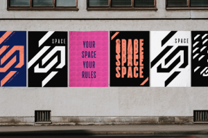 Фирменный стиль клуба Space