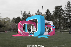 Арт объект Экраны