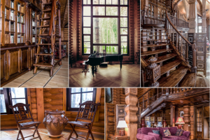 Съемка загородного дома Андрона Кончаловского