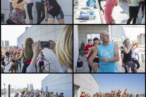 Фитнес батл на крыше отеля