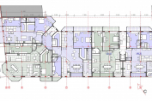 План 2го этажа жилого комплекса